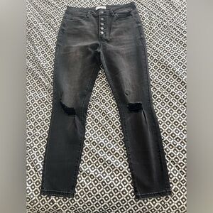Stylish Black Distressed Women Jeans sold by Avicii collection online